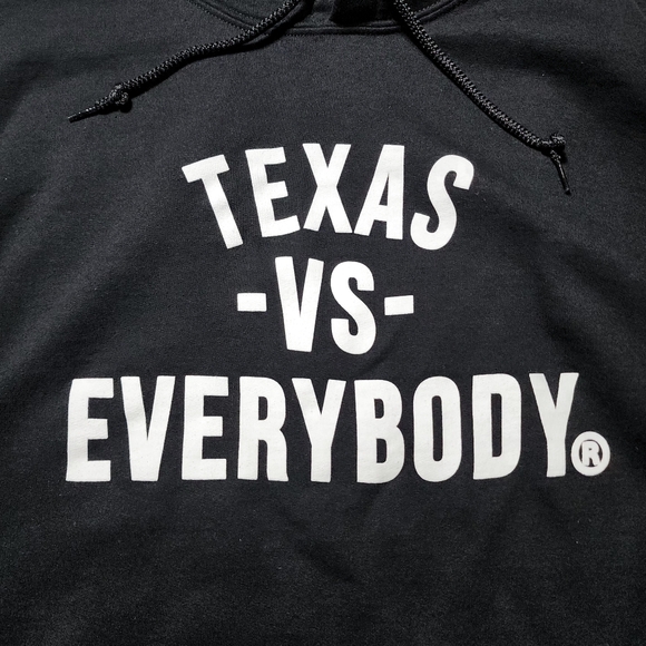 Texas VS Everybody Black Hoodie - Picture 3 of 7